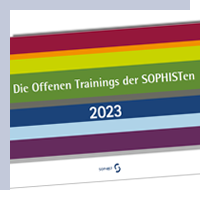 SOPHIST - Offene Trainings 2023